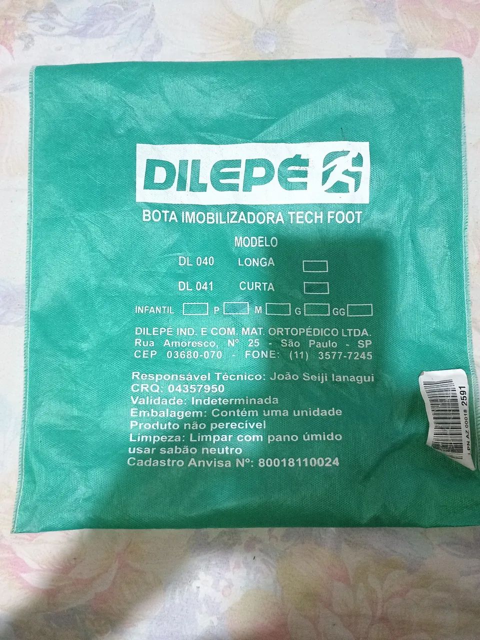 Bota ortopédica (Lado esquerdo) Tam P - Foto 4