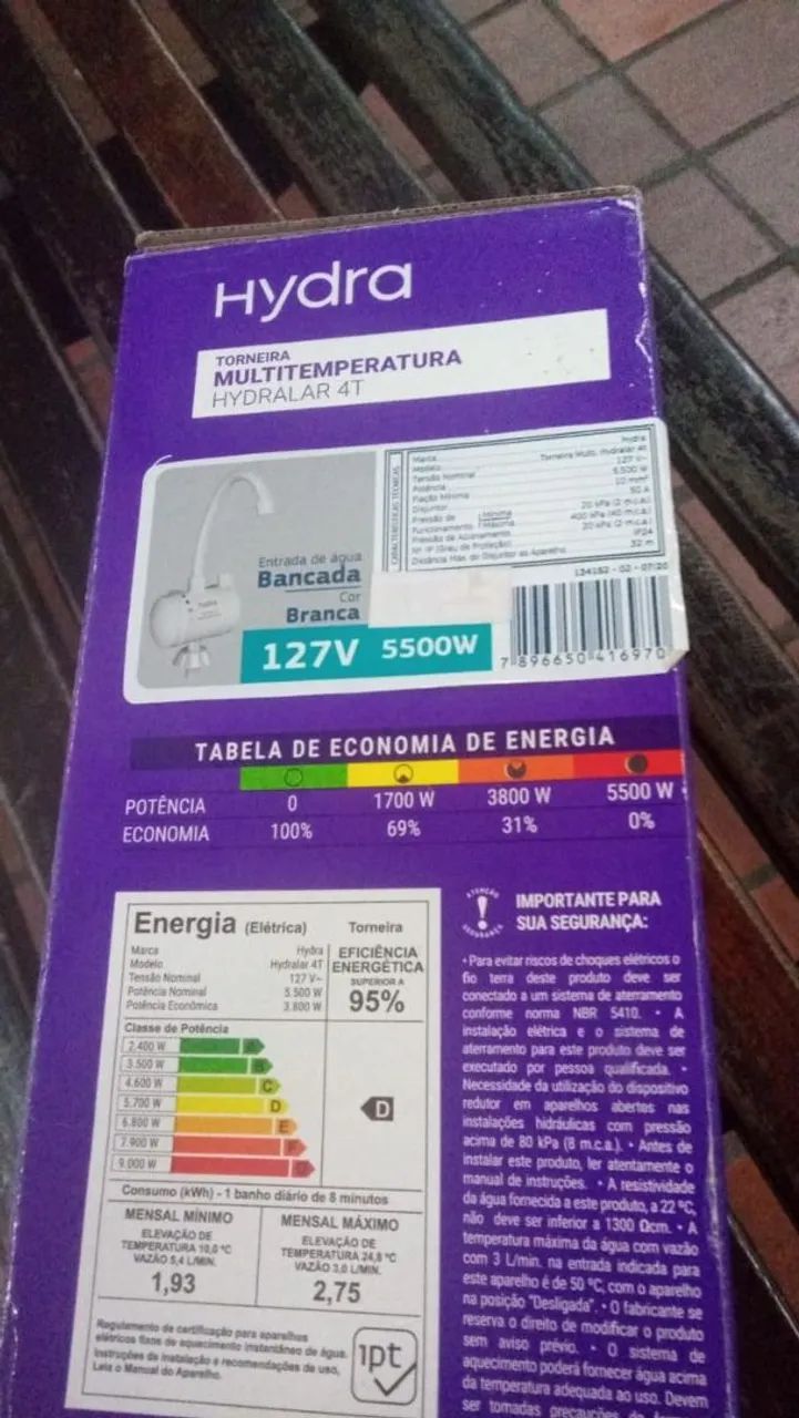 Torneira Multitemperatura 127 vts  - Foto 3