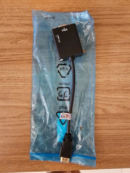 Cabo conversor VGA para HDMI