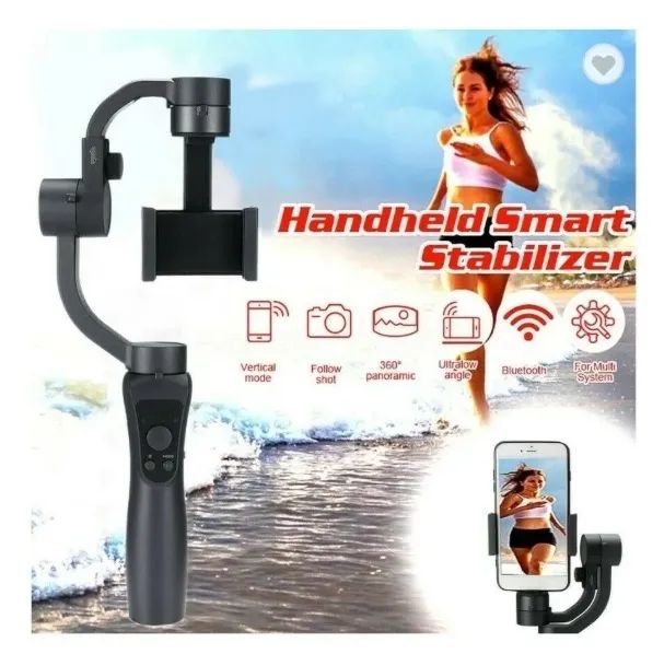 Estabilizador Gimbal S5 3 Eixos Para Celular Smartphone Preto