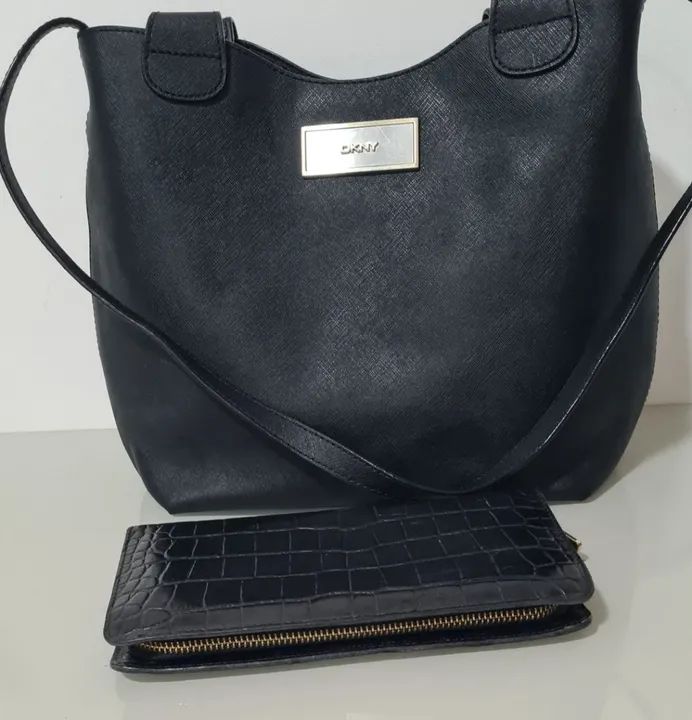 Bolsa  e carteira DKNY Preta Original