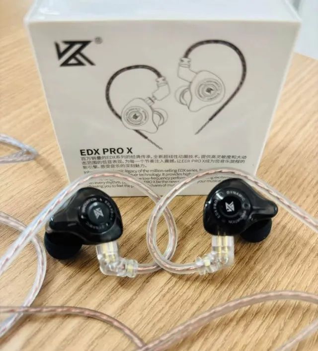 Fone de Ouvido In-Ear, Fone Kz Edx Pro X Retorno De Palco E Gamer Com Mic. - Foto 2