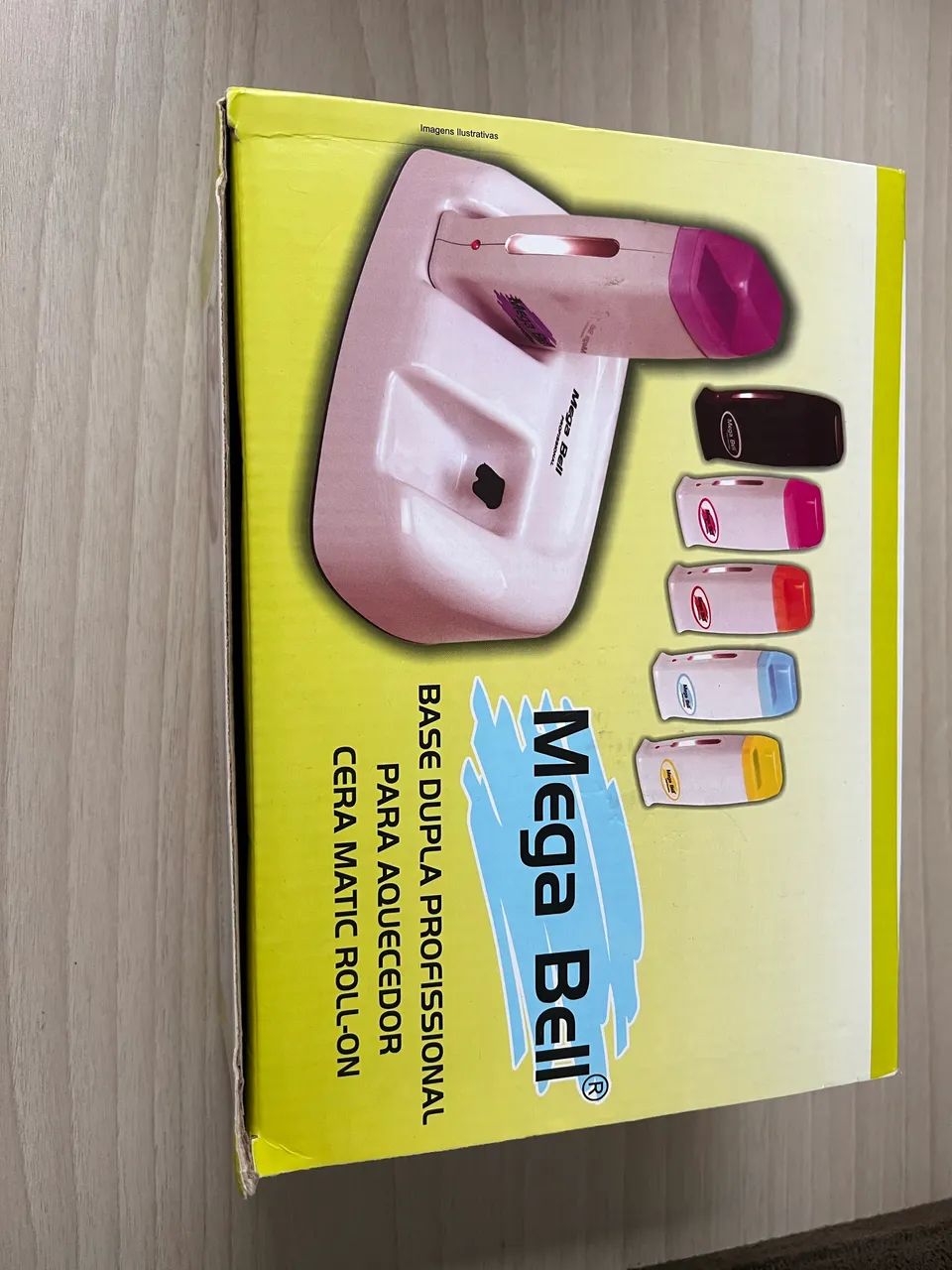 Base Dupla para Aquecedor de Cera Roll-on - Branco - MEGA BELL