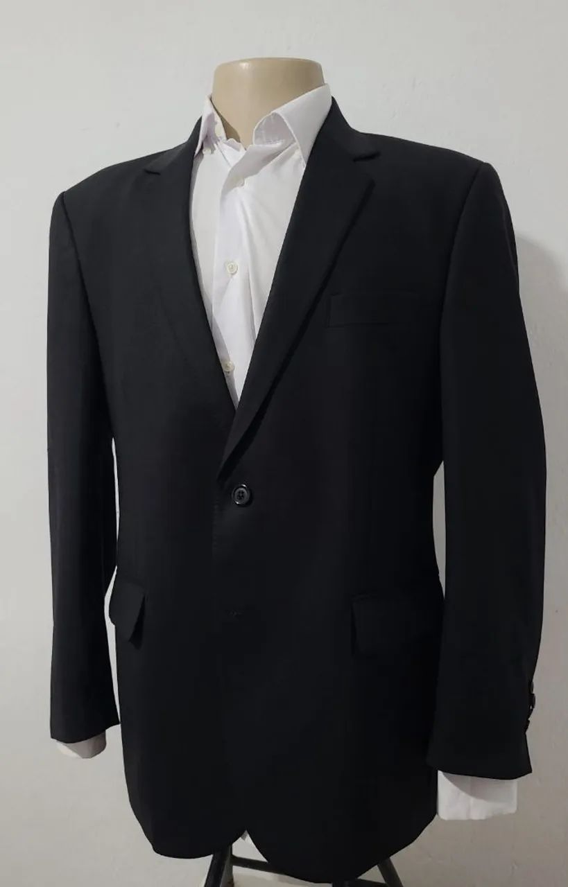Blazer Sim Preto N° 52, bonito, elegante, original, confortável, sofisticado.  - Foto 4