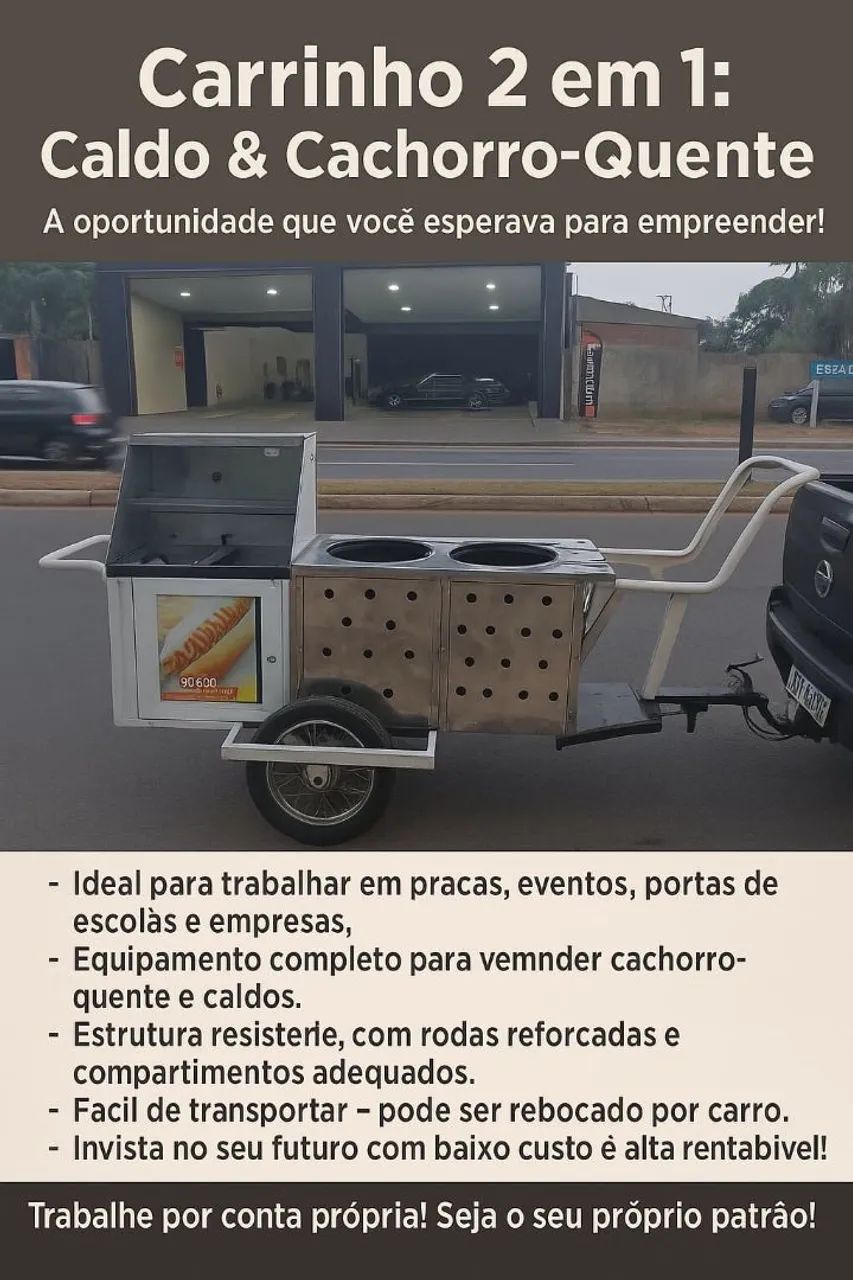 Carrinho 2 em 1 