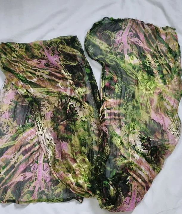 3 Lenços - Preto, Branco e Verde - Luxo! - Foto 5