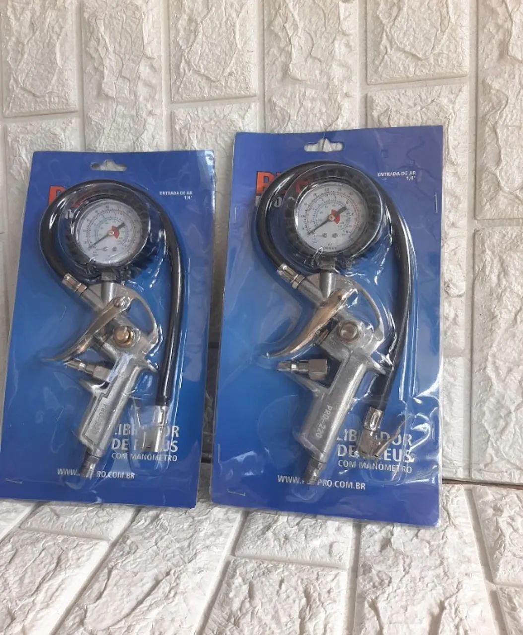 Calibrador PDR Para Pneus com Manometro de 150lbs Pro-220  - Foto 2