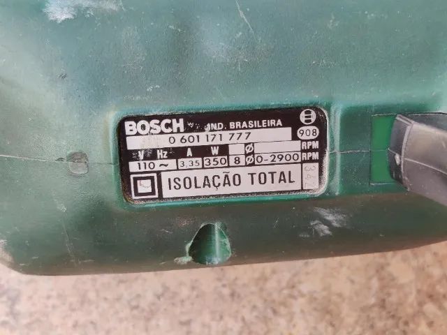Furadeira de Impacto Profissional Bosch 110V 127V Alvenaria Aço Madeira modelo anos 80 - Foto 4