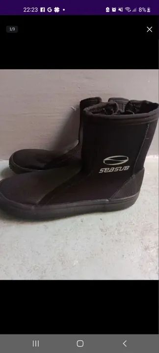Botas de mergulho Seasub - Tamanho 40