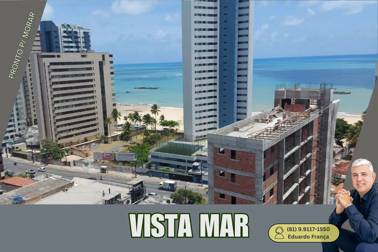 PRONTO P/ MORAR NA PRAIA DE CANDEIAS, 200M DA PRAIA APARTAMENTO 3 QTOS 2 SUÍTES CONDOMÍNIO