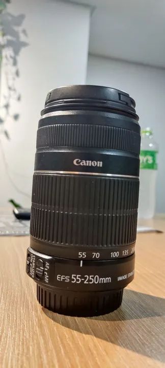 Lente Canon EFS 55-250mm Praticamente nova