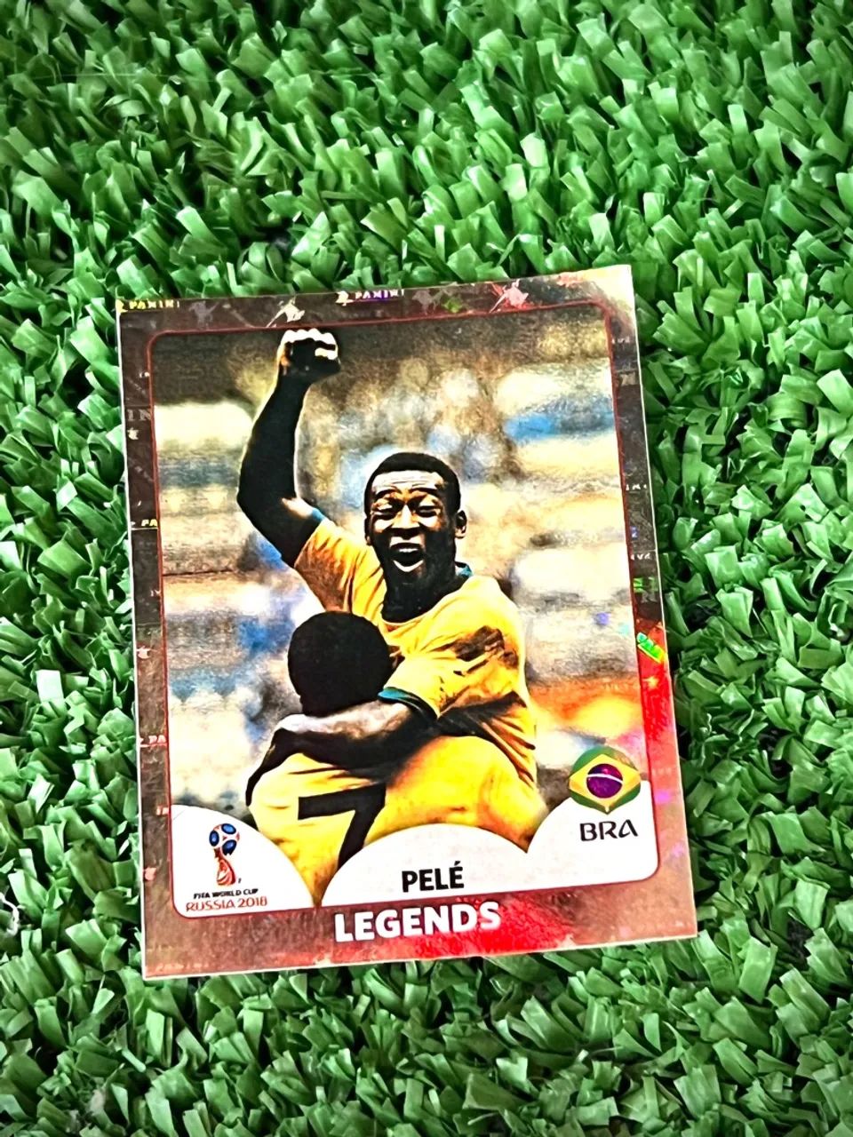 Figurinha Colecion ável Pelé Legends Brasil Copa 2018 - Foto 2