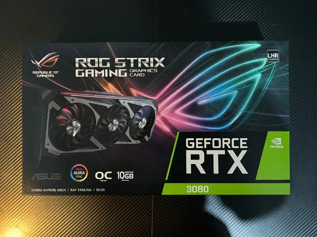 NVIDIA GEFORCE RTX3080 10GB ASUS ROG STRIX OC EDITION LHR