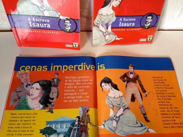 C602 - Kit do Livro A Escrava Isaura com Resumo e audição literatura brasileira  - Foto 3