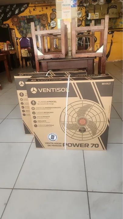 Ventilador de Parede Ventisol Power 70 - Bivolt