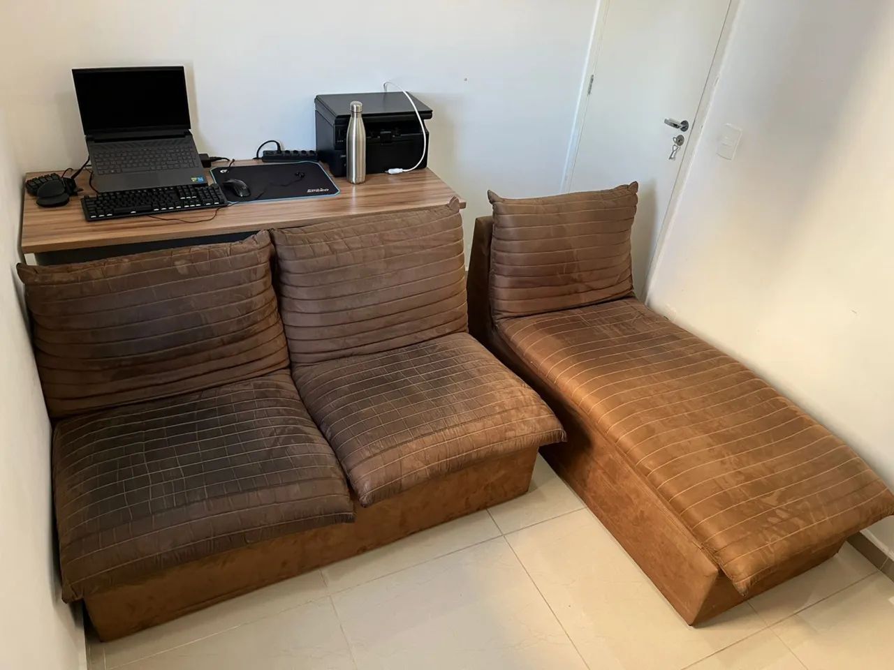 Sofá Modular, Dois Lugares Com Chaise441140304297994241