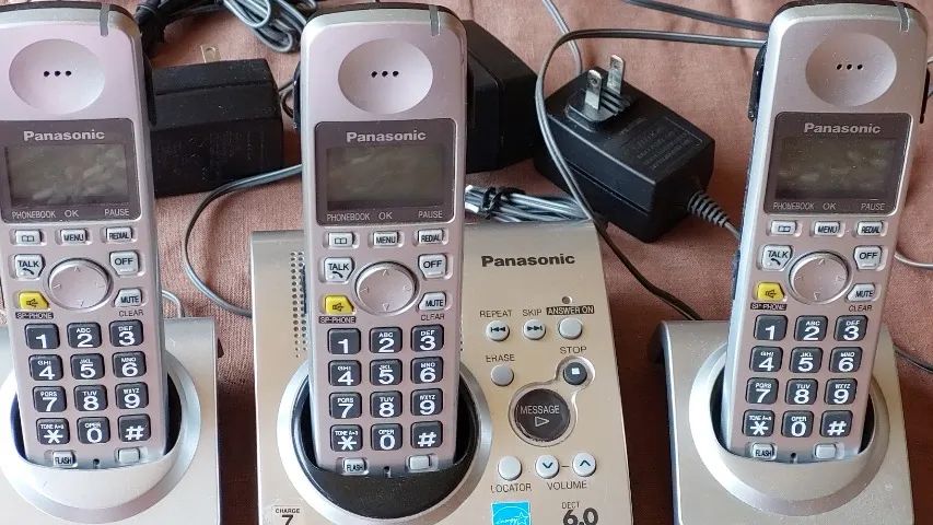 TELEFONE SEM FIO PANASONIC + SECRETÁRIA ELETRÔNICA + 2 RAMAIS!! - Foto 6