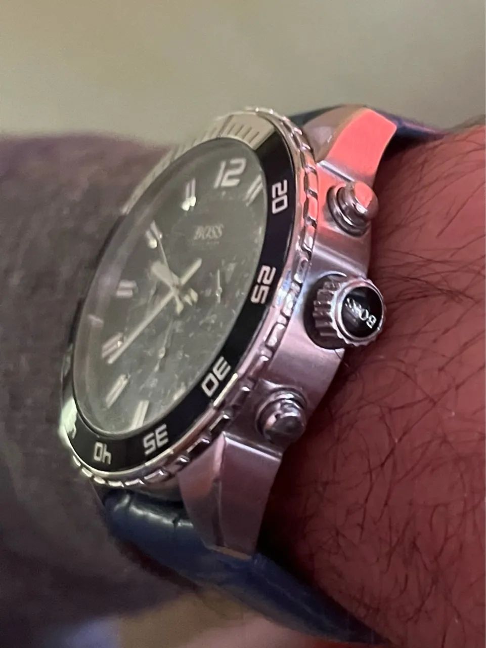 Relógio Hugo Boss Chronograph Azul- Elegância e Sofisticação - Foto 3