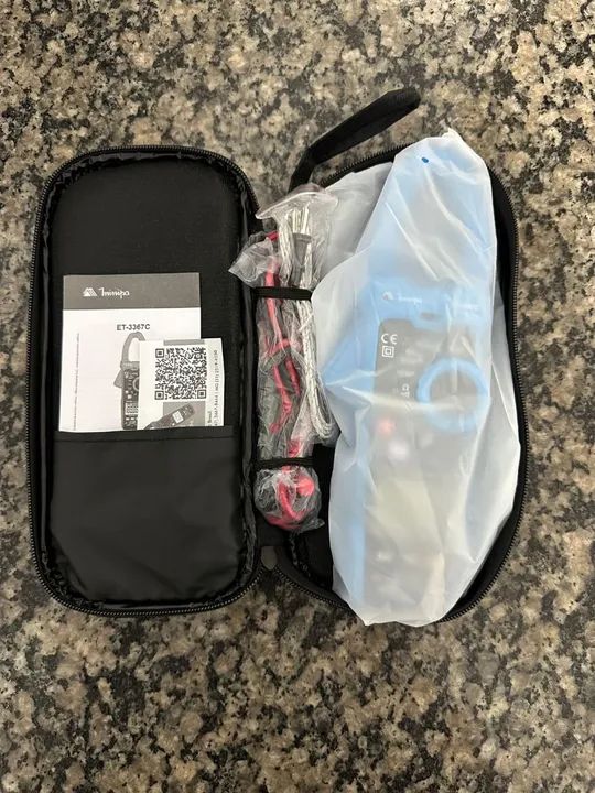 Alicate amperímetro digital 600 amperes - ET-3367C - Foto 4