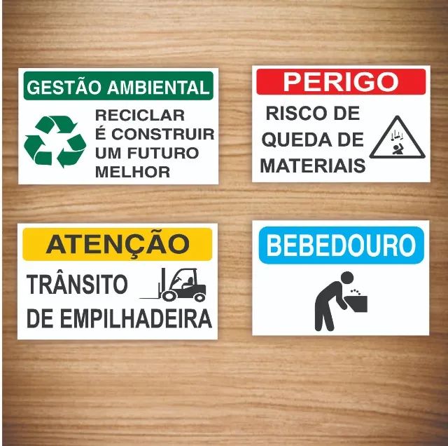 Placa de sinalização canteiro de obras e alvará de construção - Foto 3