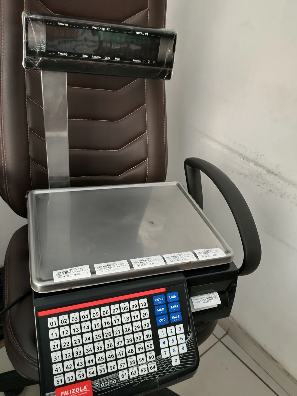Balança Filizola Platina impressora 30 Kg LEIA O ANÚNCIO