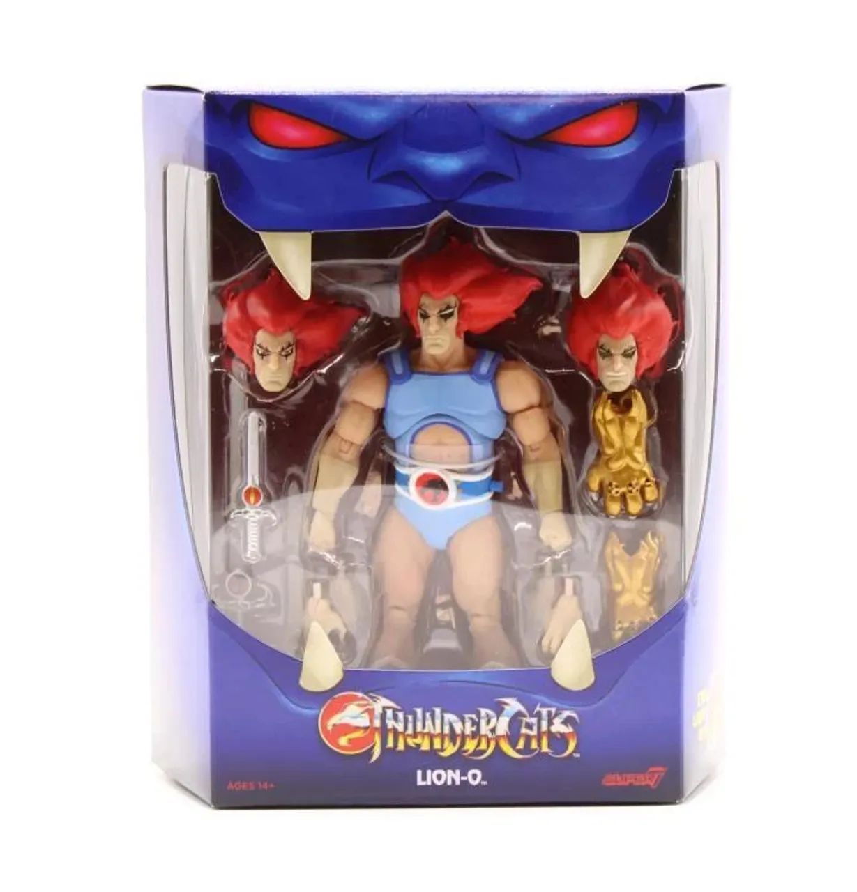 ThunderCats ULTIMATES! Lion-O (LED Eyes) Super7 Ascende olhos - Foto 5