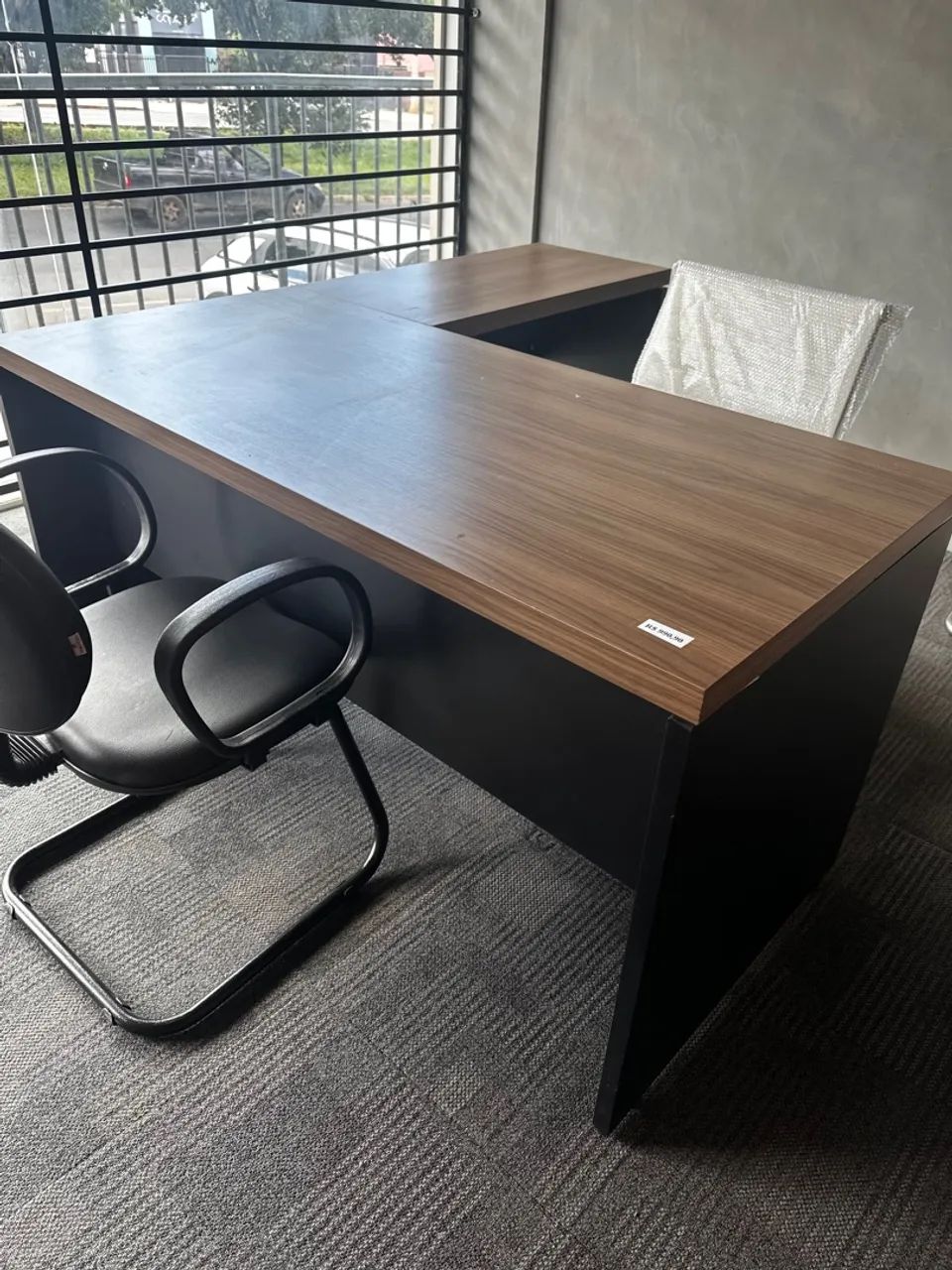 Mesa 1.50x1.60 Escritório em L Amadeirada - Foto 4