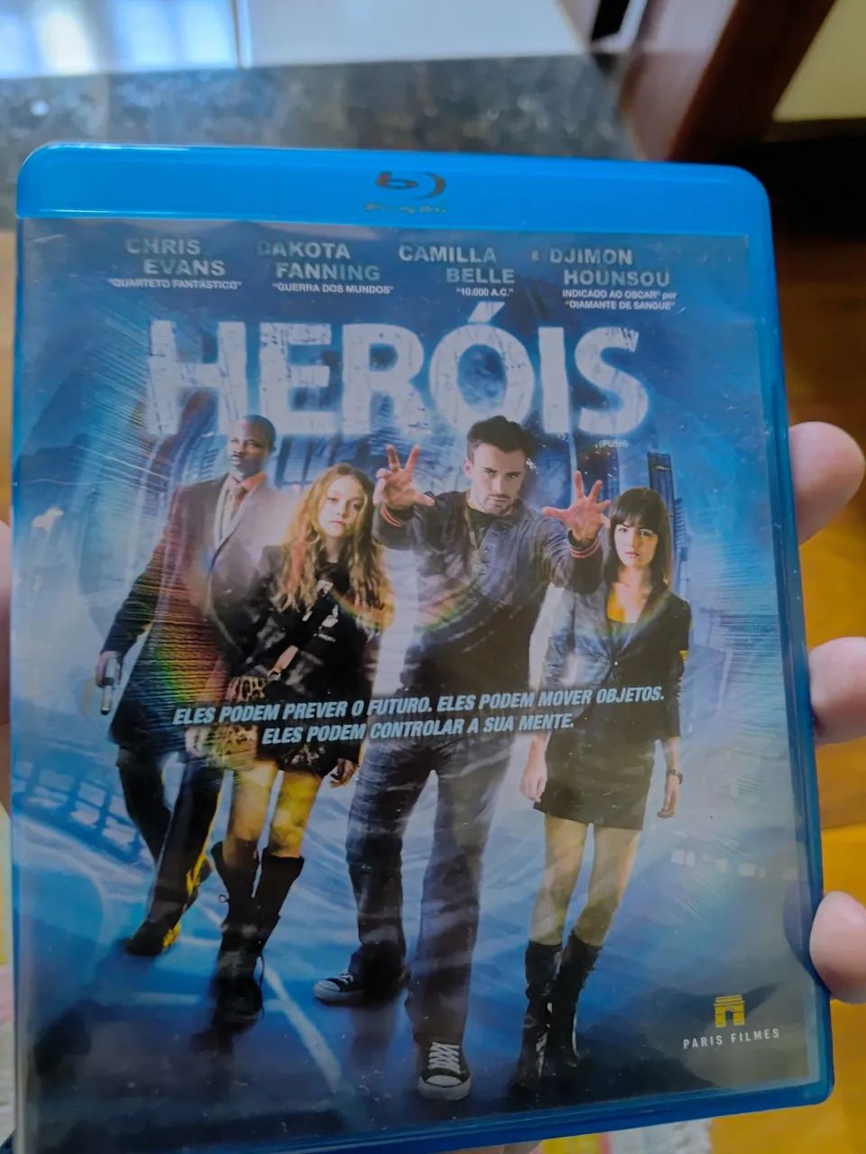 Blu-Ray Herois (Push) - Chris Evans, Dakota Fanning (semi-novo)