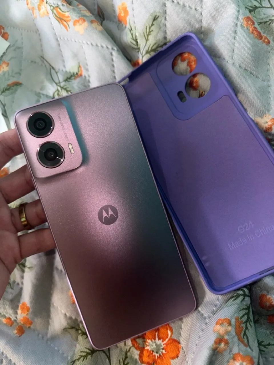 Motorola G24 - Novo , aceito troca em iPhone xr pra cima volta minha .