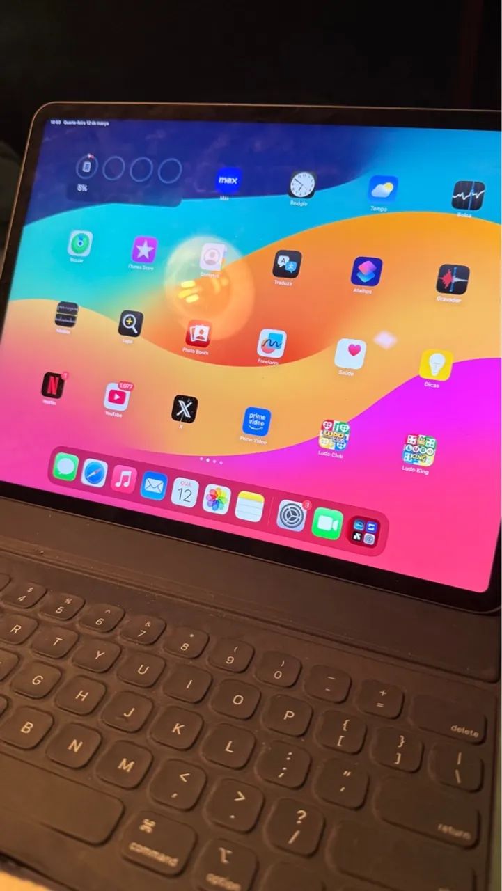 iPad Pro(6ªger) 12.9 pol ESTADO DE NOVO - Foto 3