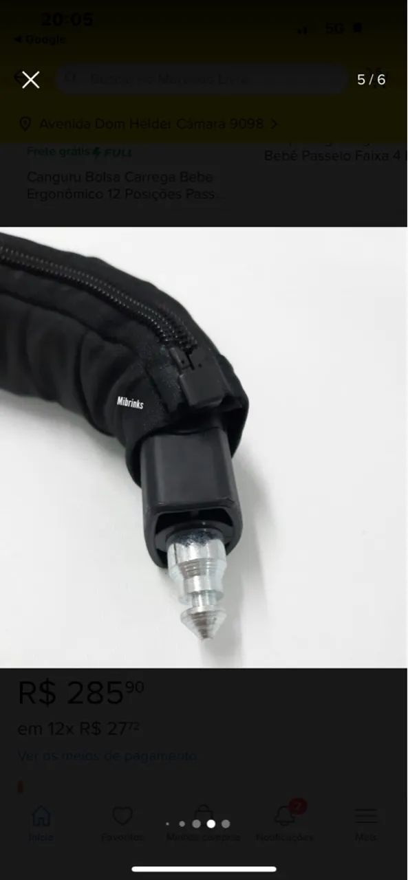 Barra de Proteção Frontal do Carrinho Cosco Minny Original - Foto 4