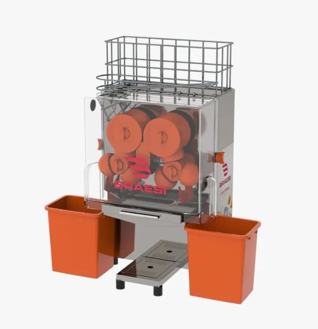 Maquina espremedor de suco de laranja automatica - Alecs
