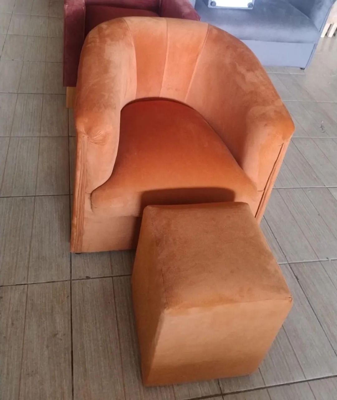 Poltrona 1 lugar com puff - Kit R$ 200,00 - Foto 5