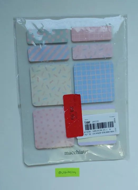 Post-it's Decorativos / Notas adesivas pastéis da marca Macchiato- Kit com 8 - Foto 4