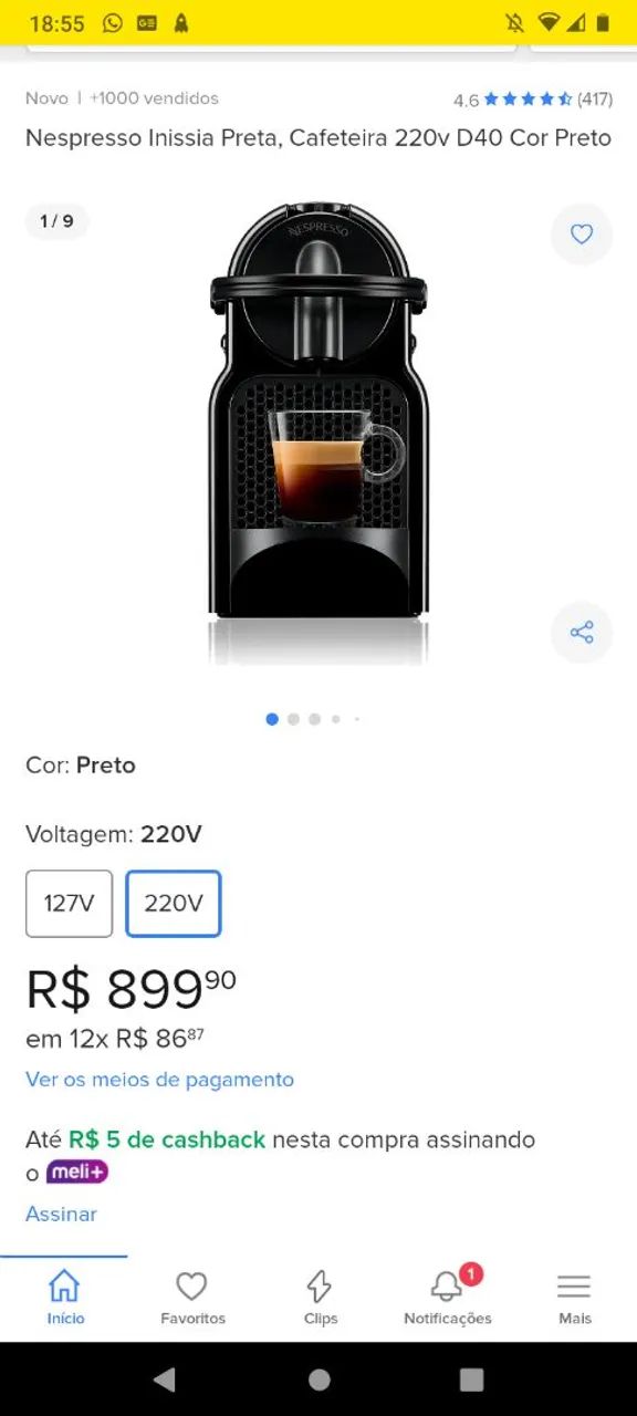 Cafeteira Nespresso  ModeloD40 - Foto 5