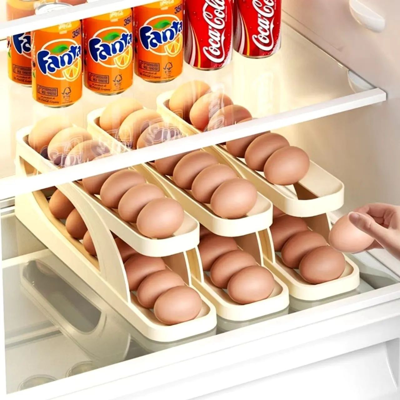 Porta Ovos para Geladeira - Organização e Praticidade! - Foto 2