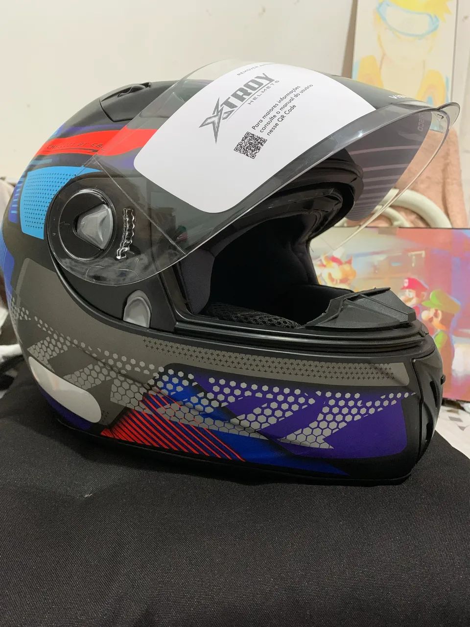 CAPACETE X-ROY FECHADO - ESTILO, CONFORTO E SEGURANÇA!