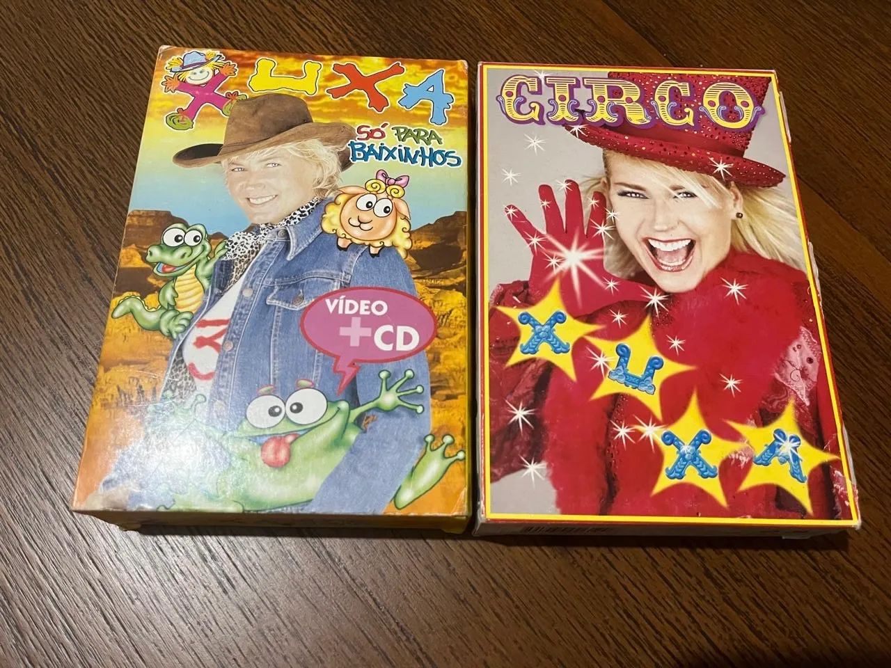 Fitas VHS + cds da Xuxa