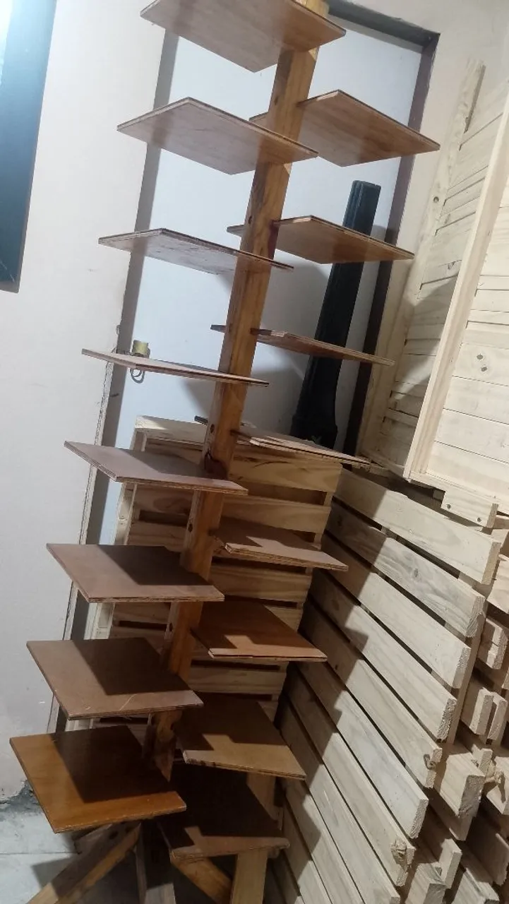 Estante de Madeira para Organização