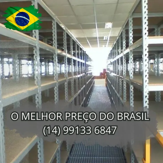 ESTANTE EM AÇO P/ INDÚSTRIA