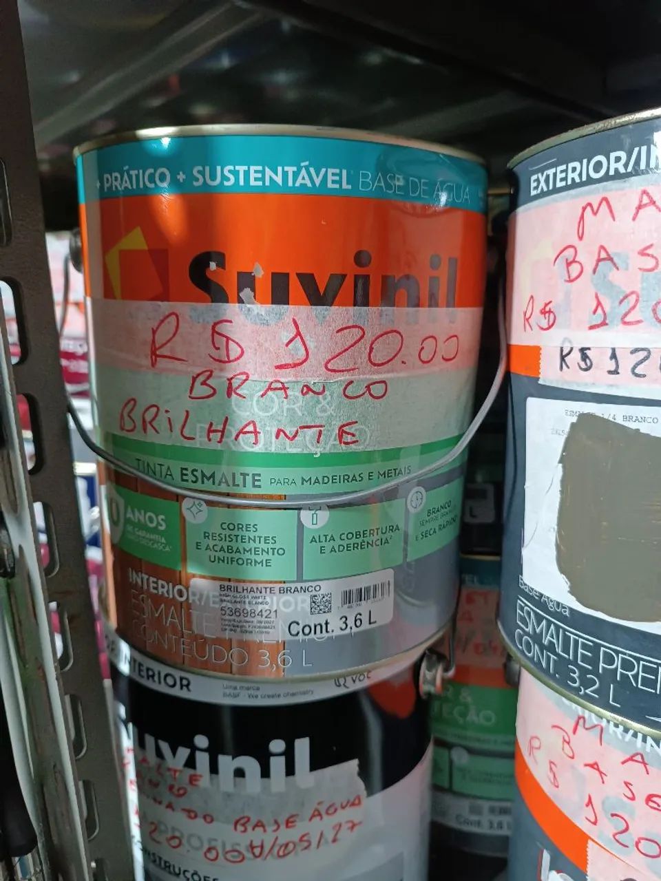 Tinta Esmalte Base água 