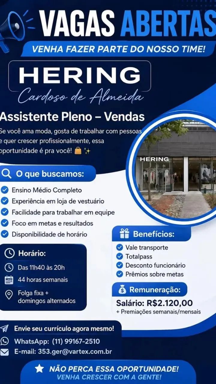 vaga de emprego