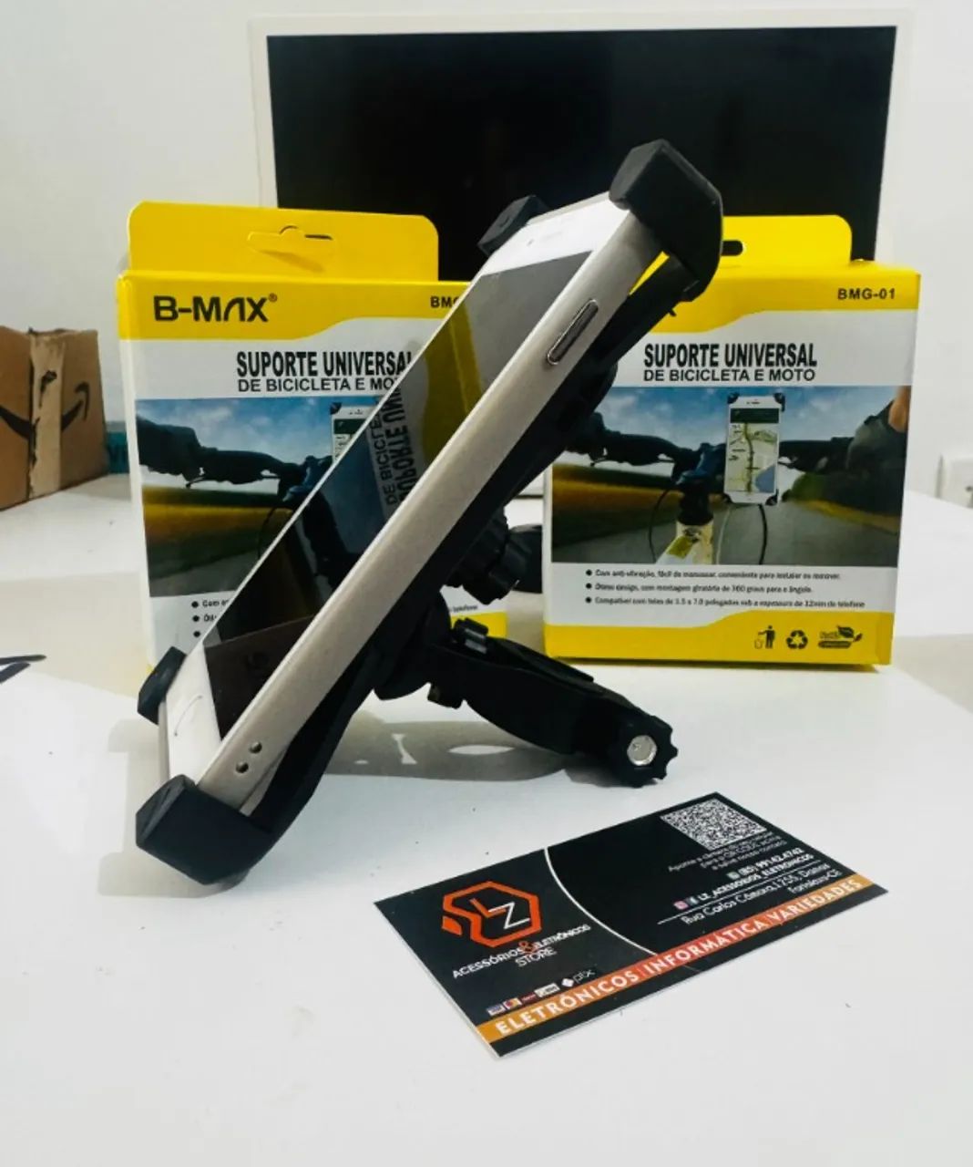 Suporte para celular de Guidão para moto e Bike - Foto 3