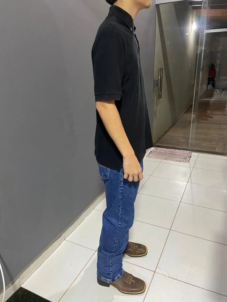 Camisa polo preta brooksfield - Foto 4