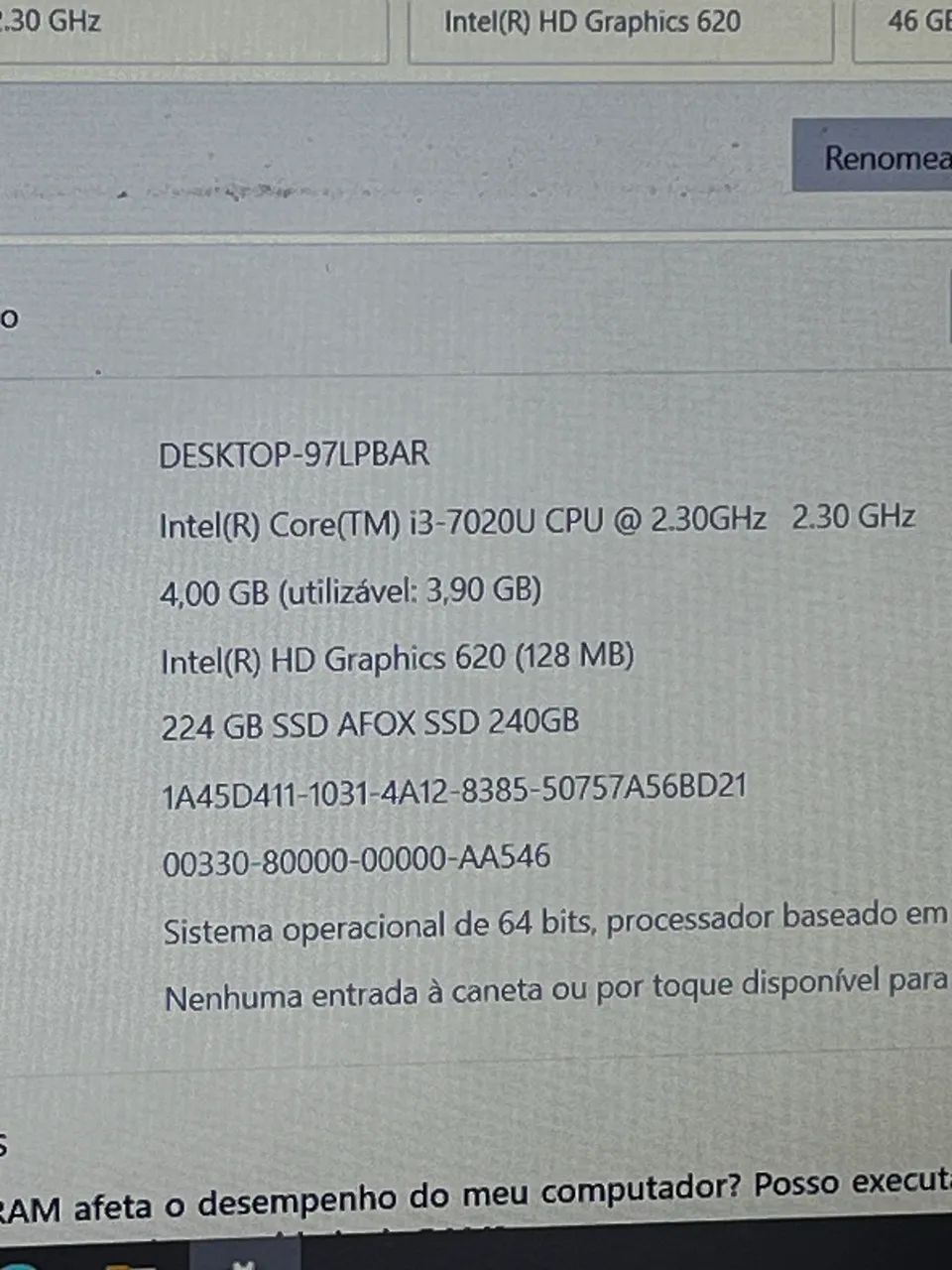 Notebook Dell core i3 tela de 15.6 - Foto 2
