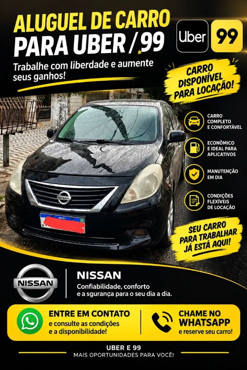 Carro para uber/99