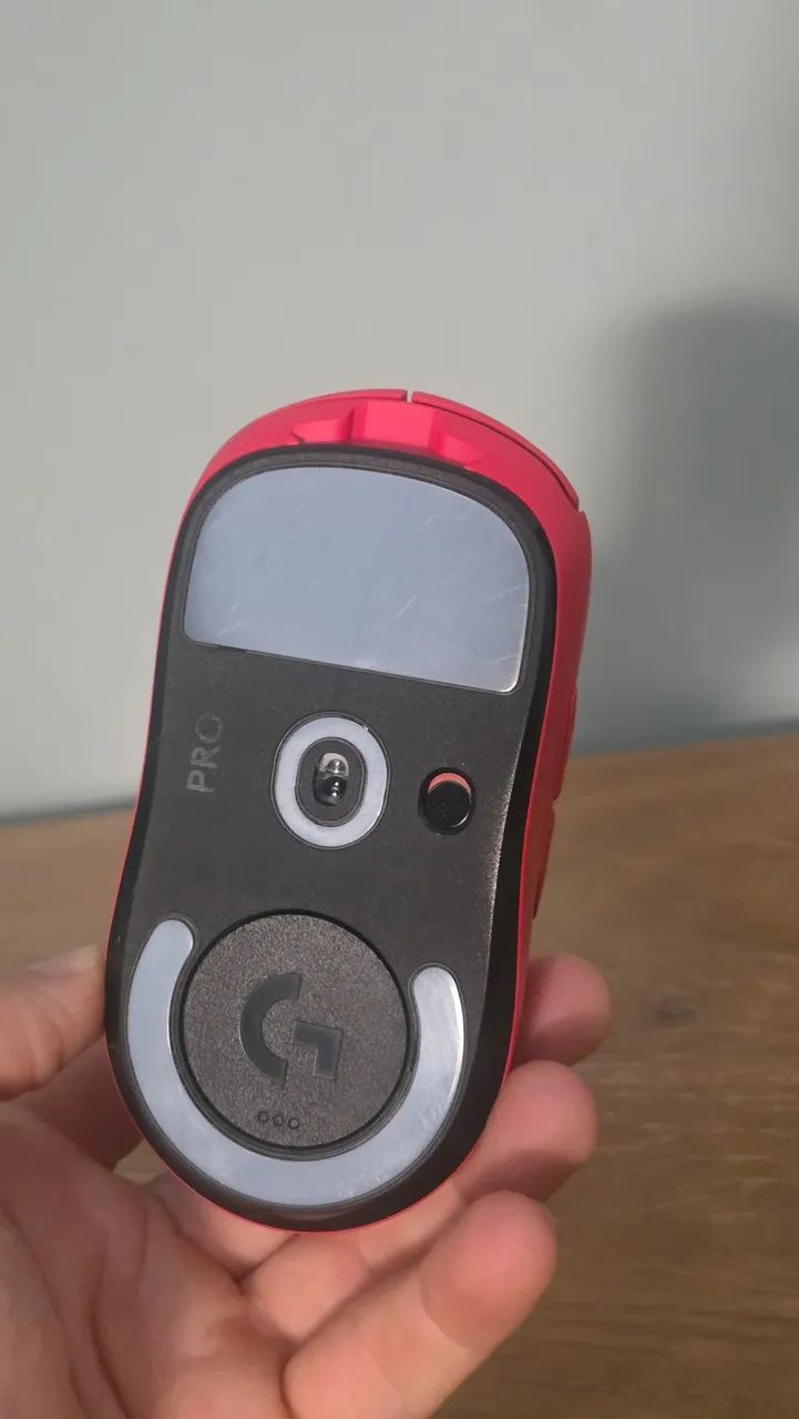 Mouse Logitech G PRO X Superlight Vermelho - Foto 4