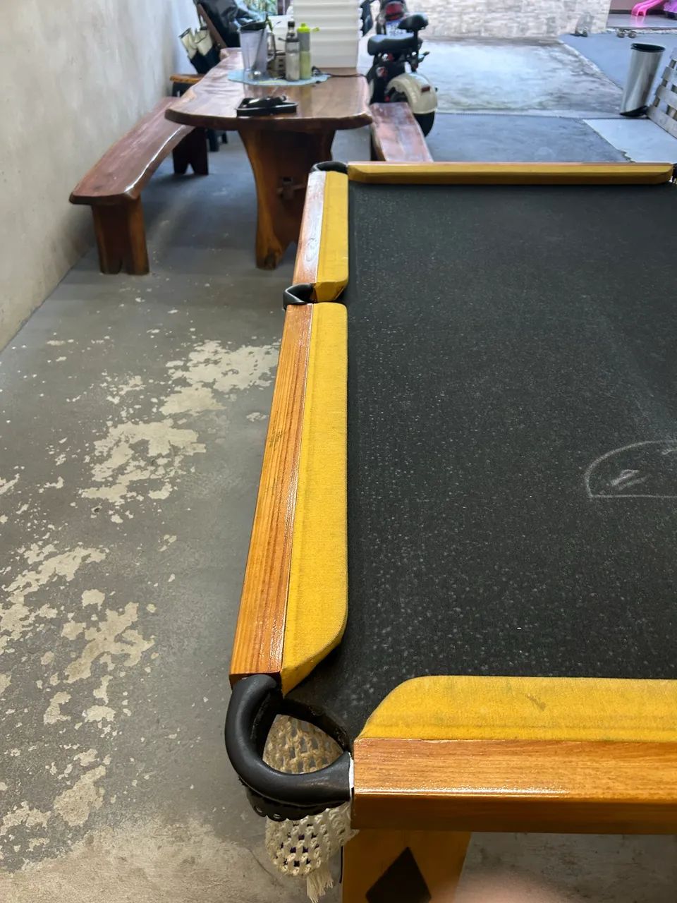 Troco a mesa de sinuca em outra de gaveta - Foto 3