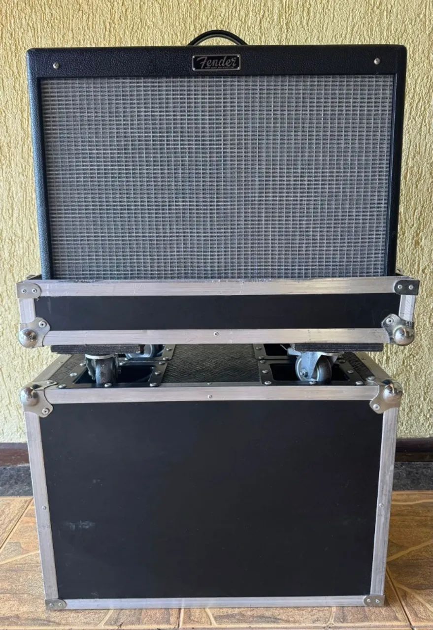 Amplificador Fender Valvulado Hot Rod Deluxe SE com case Profissional OPORTUNIDADE - Foto 2