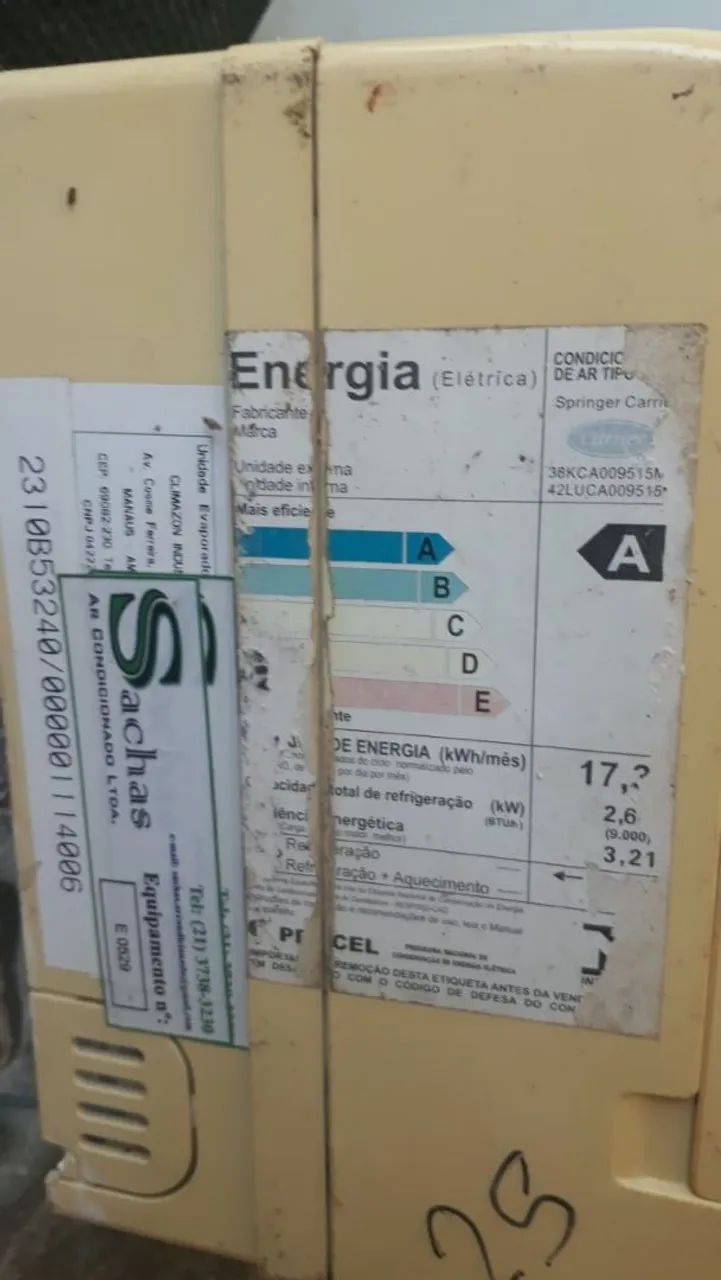 Ar condicionado 9000 BTUs Carrier - Foto 3
